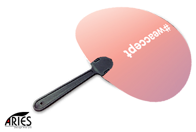 Oval Handy Fan